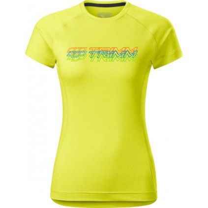 Dámské tričko TRIMM Destiny Lady žluté (Velikost XS, Barva lemon)