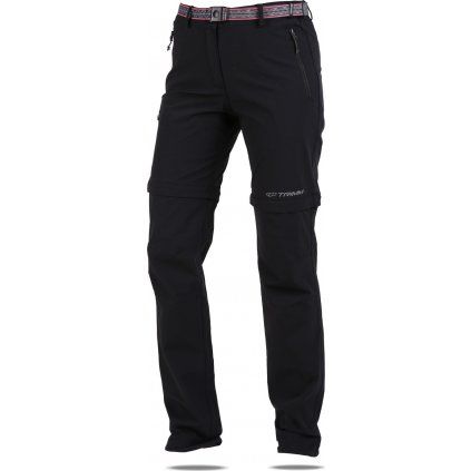 Dámské outdoorové kalhoty TRIMM Timera 2v1 černé (Velikost XS, Barva grafit black)