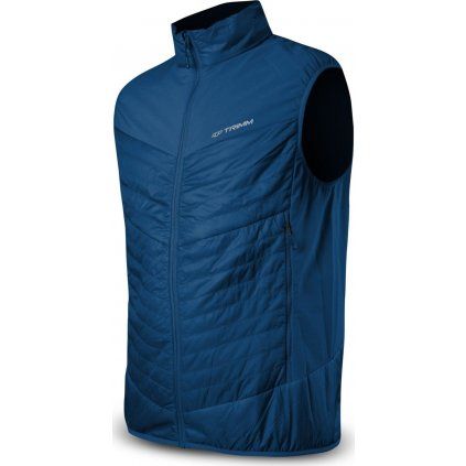 Pánská lehká vesta TRIMM Zen Vest modrá (Velikost S, Barva dark lagoon)