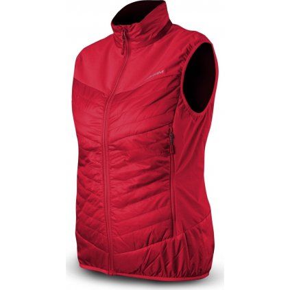 Dámská lehká vesta TRIMM Zena Vest červená (Barva red, Velikost XS)
