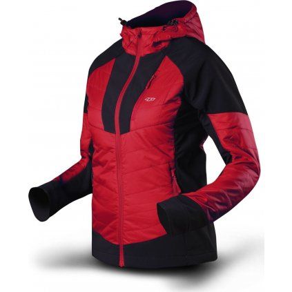Dámská hybridní bunda TRIMM Marola červená (Barva red, Velikost XS)