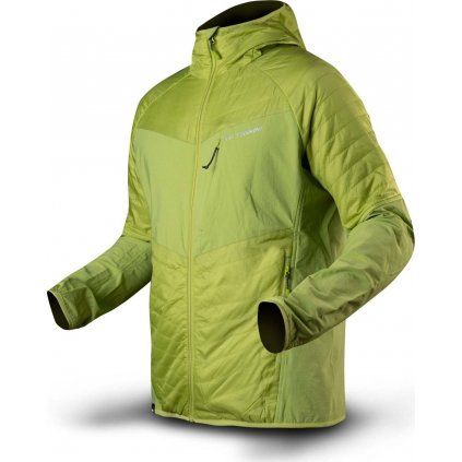 Pánská bunda TRIMM Zen zelená (Velikost S, Barva lime green/jeans blue)