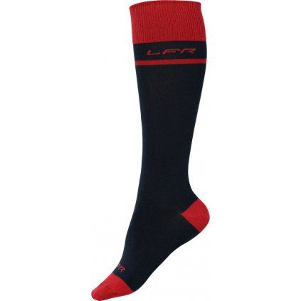 Unisex elastické podkolenky LITEX Riders černé (Barva tmavě modrá, Velikost 24-25)
