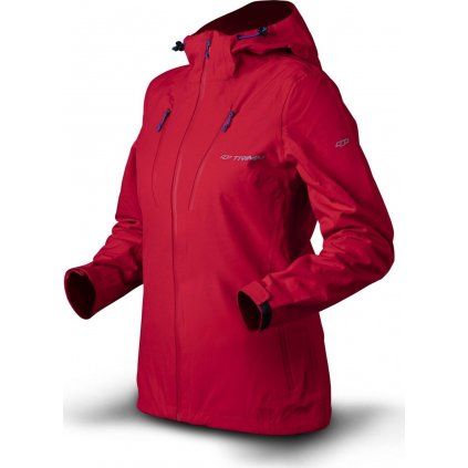 Dámská nepromokavá bunda TRIMM Intensa červená (Velikost XS, Barva red/blue)