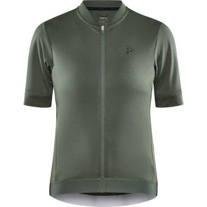 Dámský cyklodres CRAFT Core Essence Regular zelený (Velikost XS)