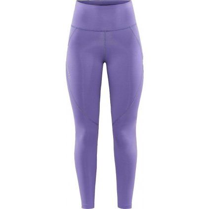 Dámské elastické kalhoty CRAFT Adv Essence High Waist fialové (Velikost XS)