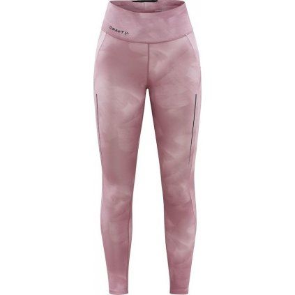 Dámské běžecké kalhoty CRAFT Adv Essence Run růžové (Velikost XS)