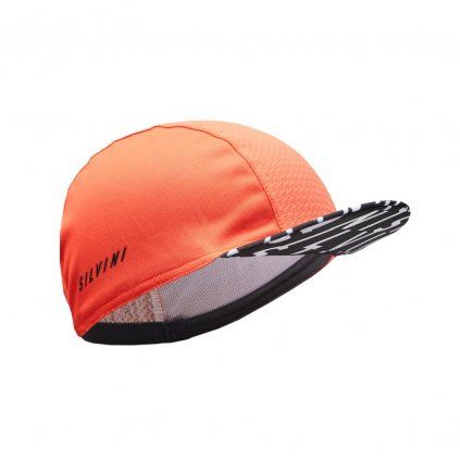 Cyklo čepička SILVINI Amaro oranžová (Velikost one size)