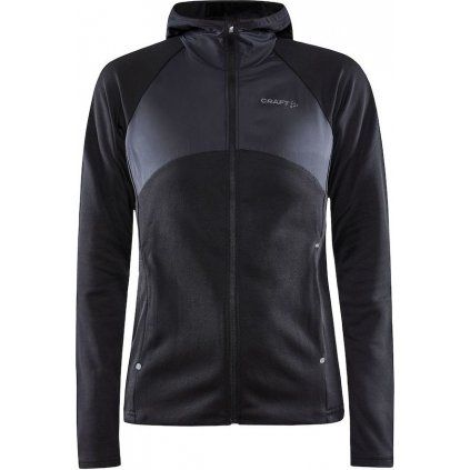 Dámská funkční mikina CRAFT Adv Essence Jersey Hood černá (Velikost XS)