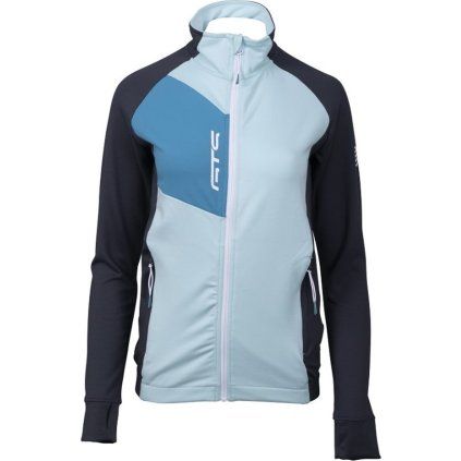 Dámská funkční mikina bez kapuce GTS 300431 modrá (Velikost 42/XL)
