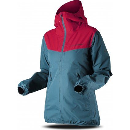 Dámská lehká bunda TRIMM Exped Lady šedá/růžová (Velikost XS, Barva dark lagoon/ pinky)
