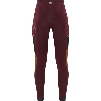 Dámské elastické kalhoty CRAFT Pro Trail Tights fialové (Velikost XS)