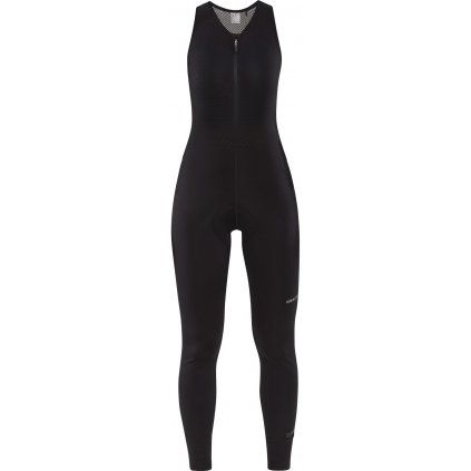 Dámské zateplené cyklokalhoty CRAFT Adv Bike Subz Insulate Bib Tights (C2) černé (Velikost XS)