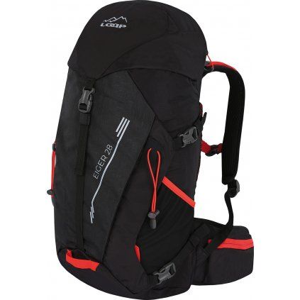 Turistický batoh LOAP Eiger 28 černá/červená (Velikost OS)