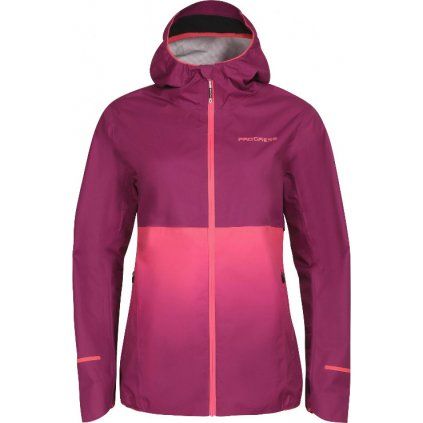 Dámská nepromokavá bunda PROGRESS Elite Lady růžová (Velikost XS)