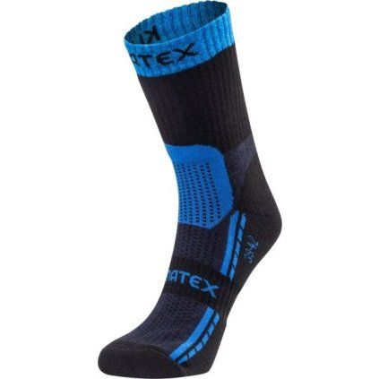 Unisex trekové ponožky KLIMATEX Fink1 černé (Velikost 43-46)