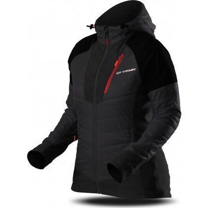 Dámská sportovní bunda TRIMM Contra black/grafit black (Velikost XS, Barva black/ grafit black)