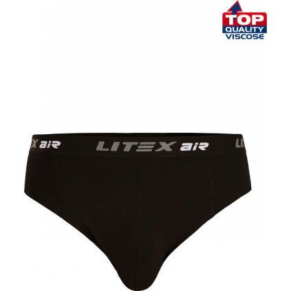Pánské slipy LITEX černé (Barva černá, Velikost M)