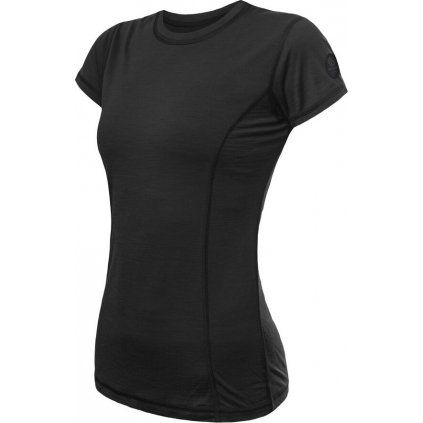 Dámské merino triko SENSOR Air černé (Velikost S, Barva černá)