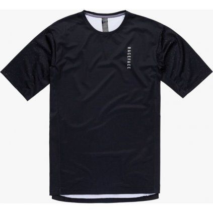 Pánský cyklistický dres RACE FACE Indy černý (Velikost XXL, Barva černá)
