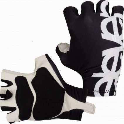 Cyklistické rukavice ELEVEN Black/white (Velikost XXL)
