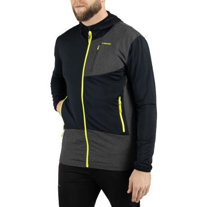 Pánská mikina s kapucí VIKING Tacoma černá (Velikost XL)