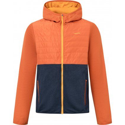 Pánská outdoorová bunda VIKING Creek Hoodie oranžovomodrá (Velikost S)