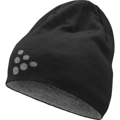 Pletená čepice CRAFT Adv Essence Merino černá (Velikost UNI)