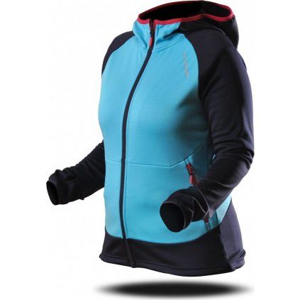 Dámská mikina TRIMM Oasis Lady azure/dark navy (Velikost XS, Barva azure/dark navy)