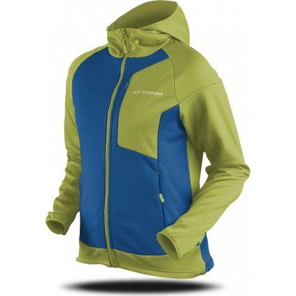 Dámská bunda TRIMM Roche Lady lime green/jeans blue (Velikost XS, Barva lime green/jeans blue)