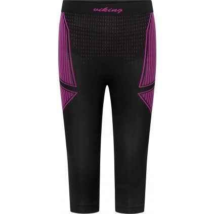 Dámské funkční kalhoty VIKING Etna (3/4 Pants) černá (Velikost XL)
