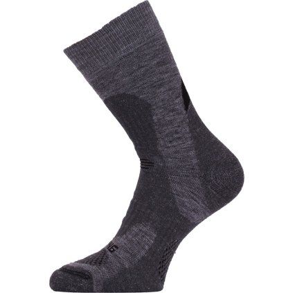 Merino ponožky LASTING Trp šedé (Velikost M)