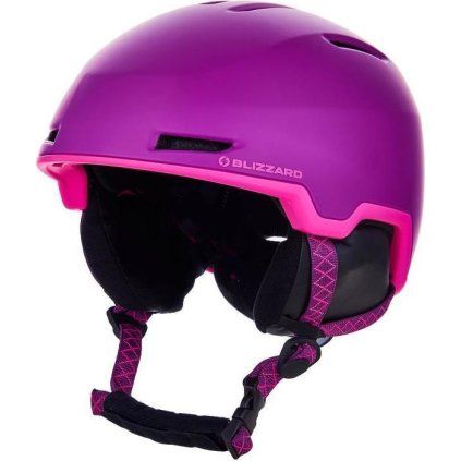 Lyžařská helma BLIZZARD W2W Viper matná fialová (Velikost 55/59 cm)