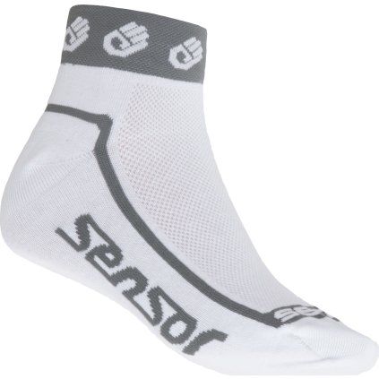 Ponožky SENSOR Race lite small hands bílá (Barva bílá, Velikost 6/8)