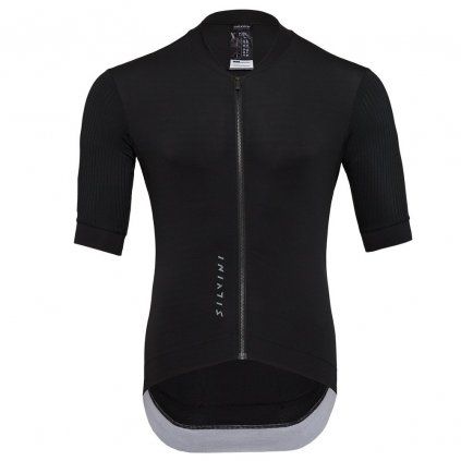 Pánský cyklo dres SILVINI Trafoi černá (Velikost S)