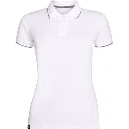 Dámská bambusová polokošile PROGRESS Original Polo Bambus bílá (Velikost S)