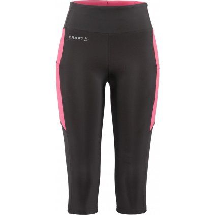 Dámské elastické 3/4 kalhoty CRAFT ADV Essence Capri 2 - šedá (Velikost XS)