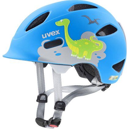 Dětská cyklistická helma UVEX Oyo Style Dino modrá (Velikost 46-50)