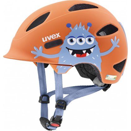 Dětská cyklistická helma UVEX Oyo Style Monster oranžová (Velikost 46-50)