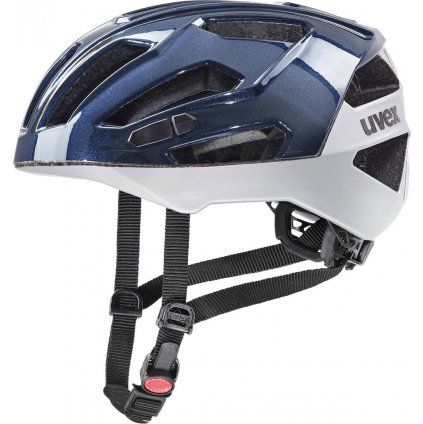 Cyklistická helma UVEX Gravel X modrá (Velikost 52-57)
