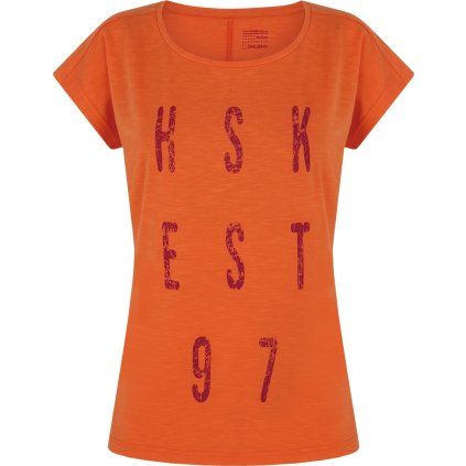 Dámské funkční triko HUSKY Tingl oranžové (Velikost L)