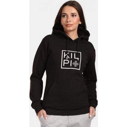 Dámská bavlněná mikina KILPI Niky černá (Velikost 34)