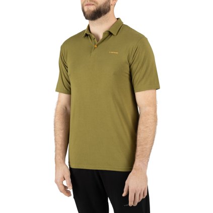 Pánské tričko s límečkem VIKING Winslow zelená (Velikost S)