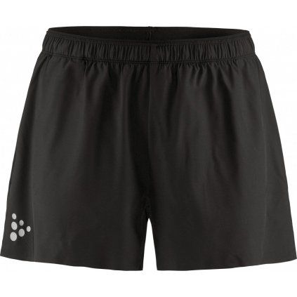 Pánské běžecké šortky CRAFT PRO Hypervent 2in1 2 - černá (Velikost S)