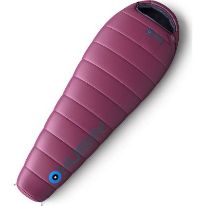 Syntetický třísezónní dámský spacák HUSKY Ladies Majesty růžový (Velikost OneSize)