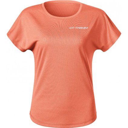 Dámské funkční tričko TRIMM Change lady orange melange (Velikost XS, Barva orange melange)