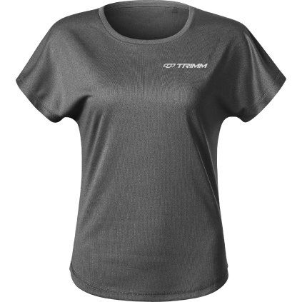 Dámské funkční tričko TRIMM Change lady grey melange (Velikost XS, Barva grey melange)