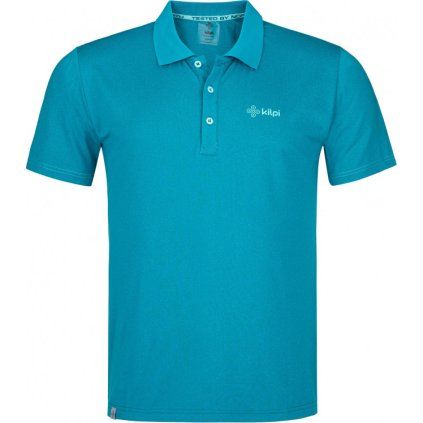 Pánské polo tričko KILPI Collar-m tyrkysová (Velikost L)