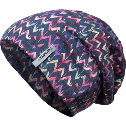 Čepice SENSOR Merino Impress deep blue/origami (Velikost L, Barva modrá)