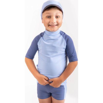 Dětská kšiltovka UNUO s UV ochranou 50+, Sv. Modrá (Velikost S (45 - 48 cm), Věk 1-3 roky)